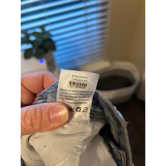 Just Black Denim Jeans Size 31 Wide Leg - Picture 8 of 8